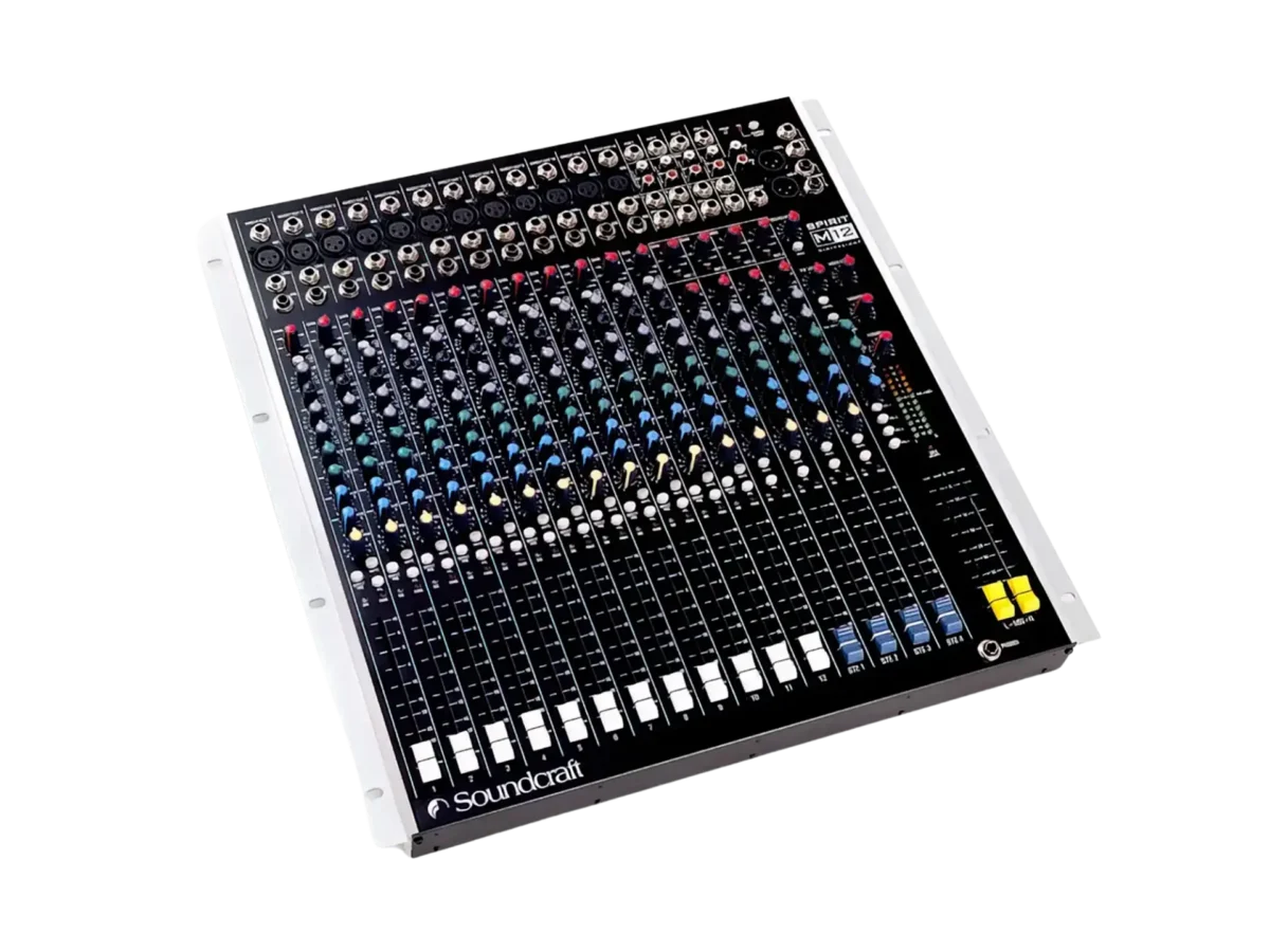 einklang koeln verleih equipment soundcraft mischpult m12 mieten