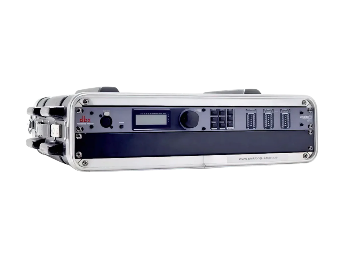 einklang koeln verleih equipment frequenzweiche driverack PX mieten